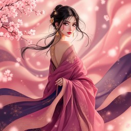 Free Cherry Blossom Princess Image - Anime, Digital, Fantasy | Download ...