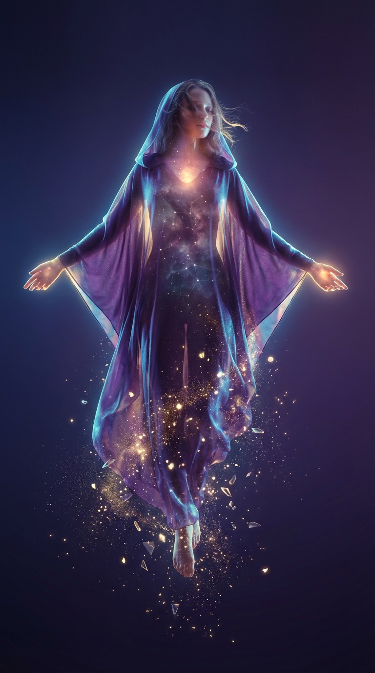 Free Celestial Being Ascending Image - Levitation, Floating, Ethereal ...