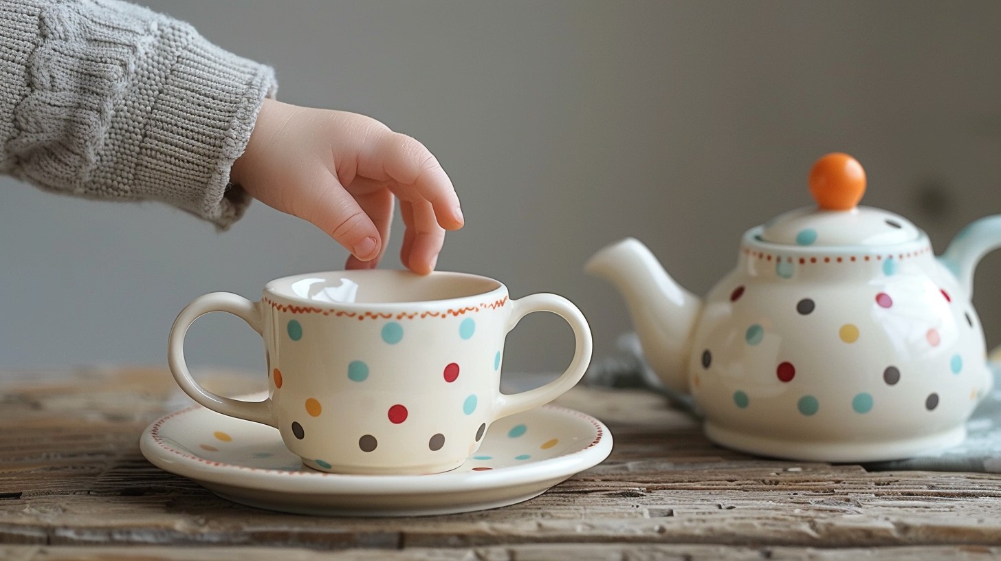 Free Child's Tea Time Image - Child, Tea, Teacup | Download at StockCake