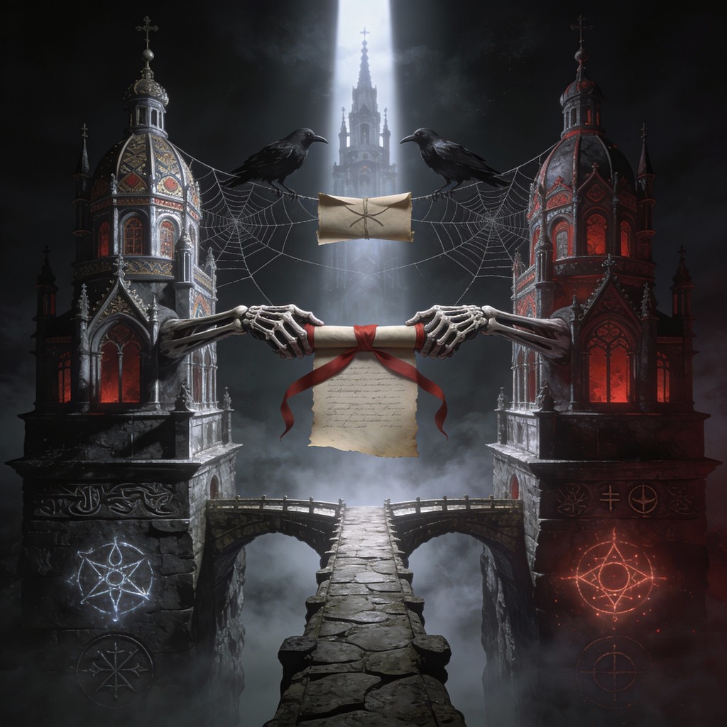 Free Gothic Treaty Exchange Image - Gothic, Cathedral, Skeleton ...