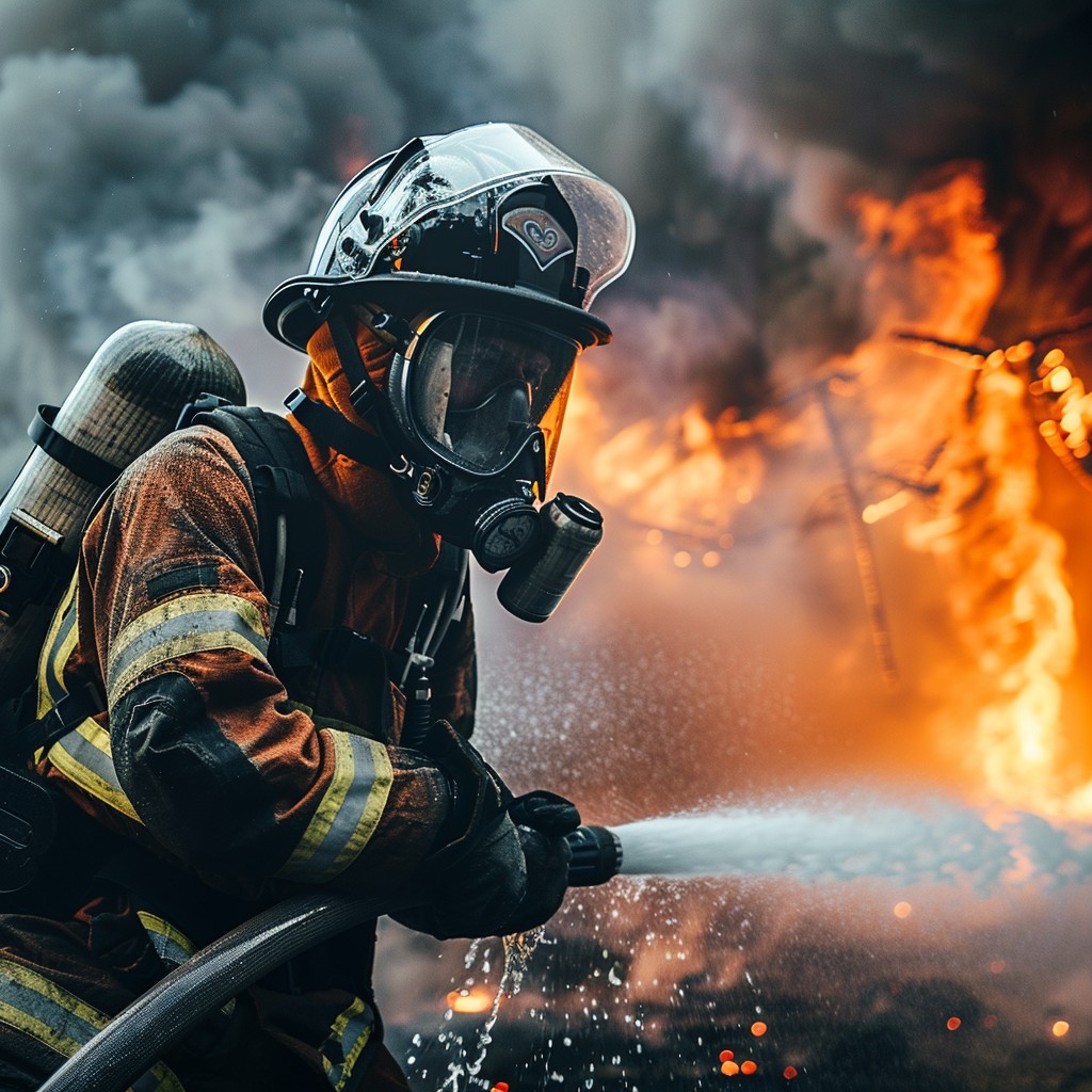 Free Firefighter in Action Image - Firefighter, Blaze, Hero | Download ...