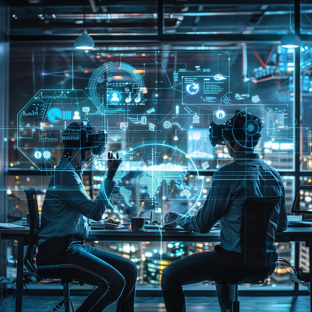 Free Futuristic Tech Hub Image - Technology, Innovation, Future ...
