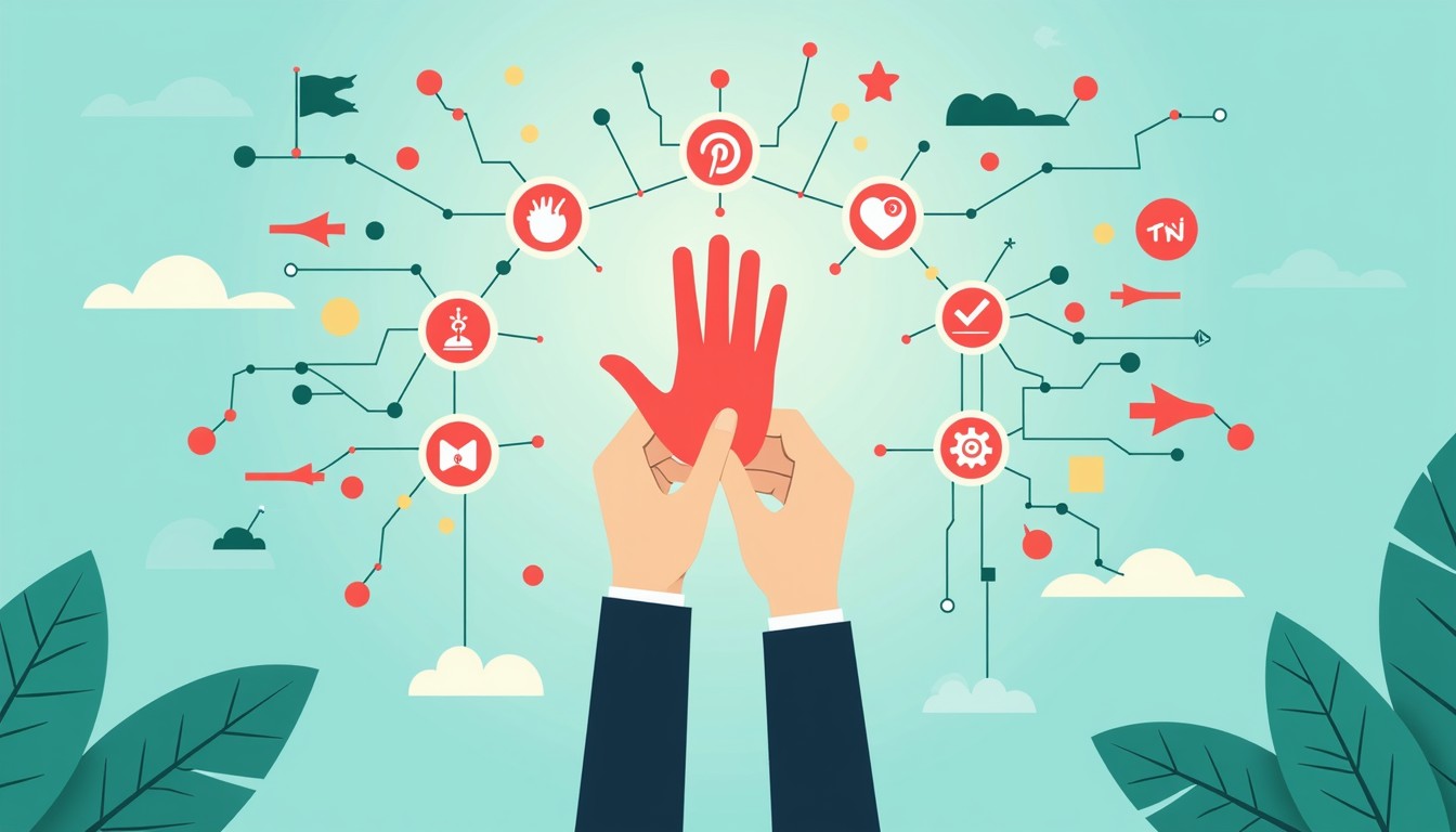 Guide Support Connect Animation Free Connected Support Network Image - Connection, Network, Support ...