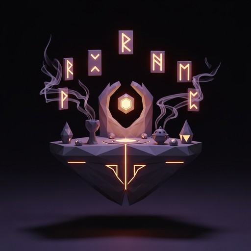 Free Mystical Floating Altar Image - Altar, Ritual, Runes | Download at ...