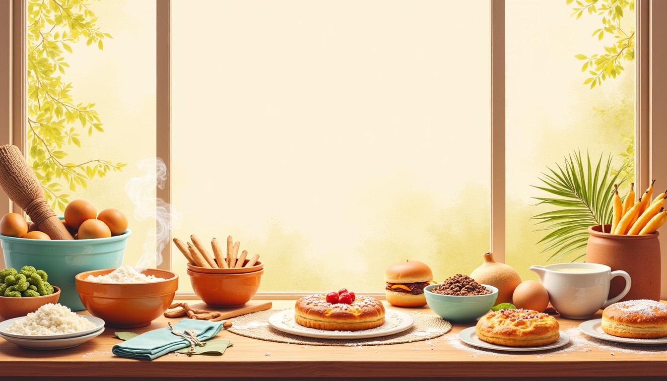 Free Sunlit Morning Feast Image - Breakfast, Sunlight, Window ...