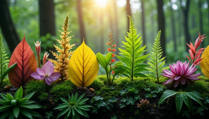 Free Vibrant Forest Tapestry Image | Download at StockCake