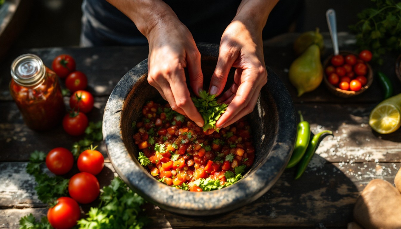 Salsa Making Backgrounds Free Traditional Salsa Making Image - Salsa, Molcajete, Tomatoes ...