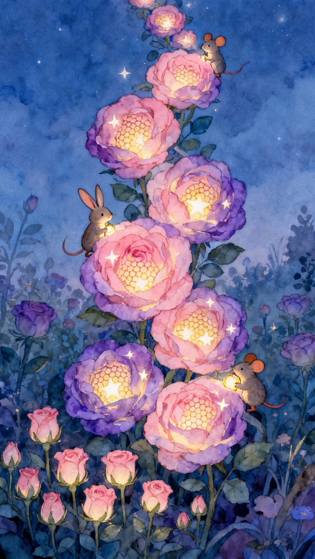 Free Glowing Rose Path Image - Roses, Glowing, Magical | Download at ...