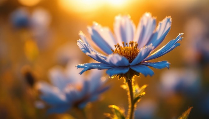 Free Backlit Blue Blooms Image - Cornflowers, Wildflowers, Meadow ...