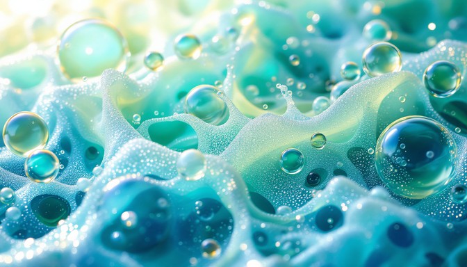 Free Crystalline Bubble Pattern Image - Bubble, Crystalline, Aqua ...
