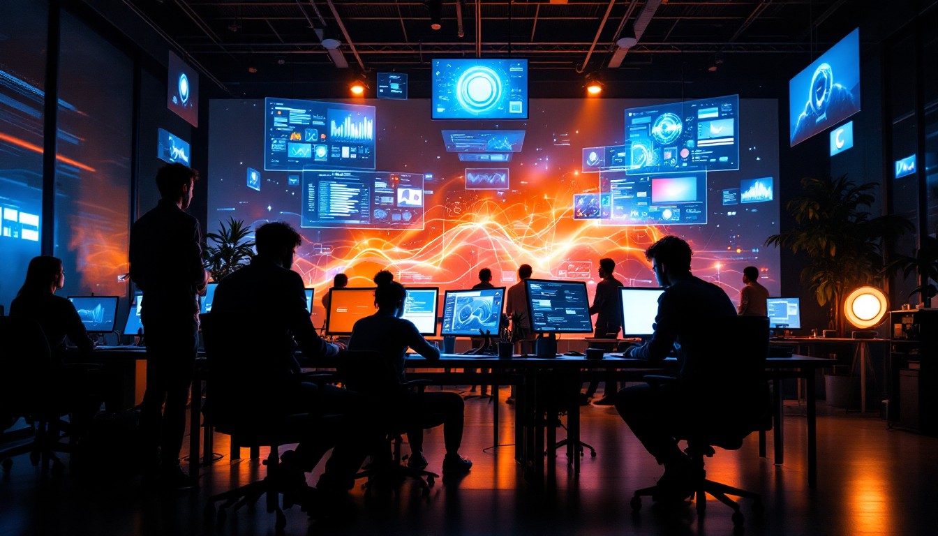 Free Developers After Dark Image - Technology, Workspace, Development ...