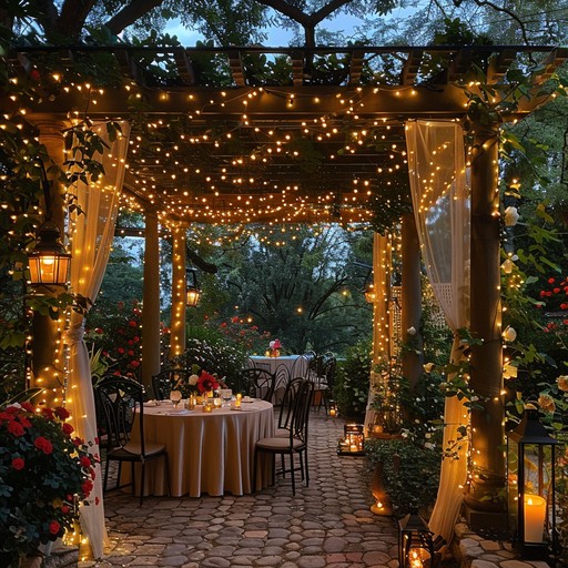 Free Enchanted Garden Evening Image - Garden, Evening, Lights ...