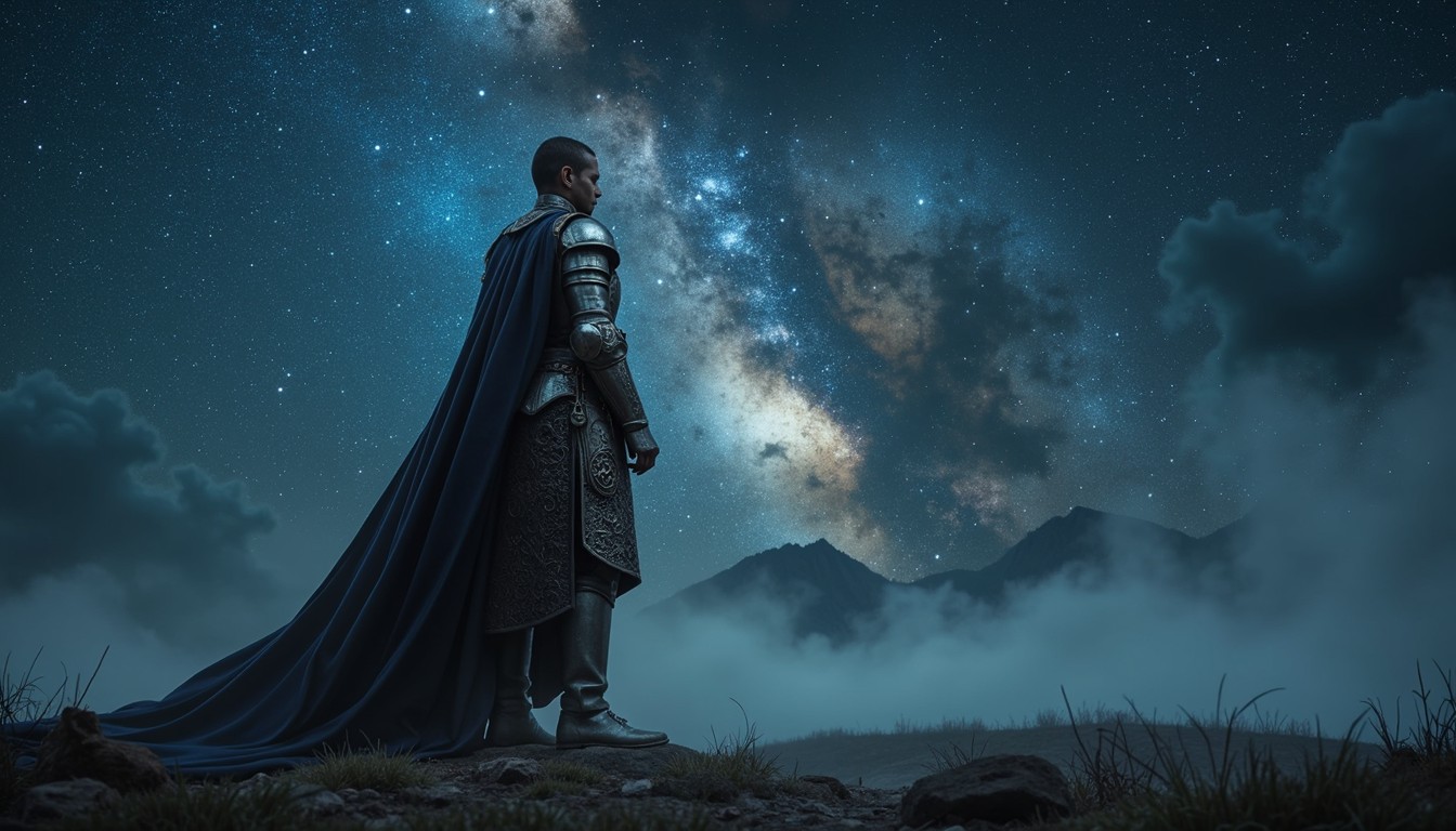 Free Cosmic Knight Guardian Image - Knight, Cosmic, Stars | Download at ...