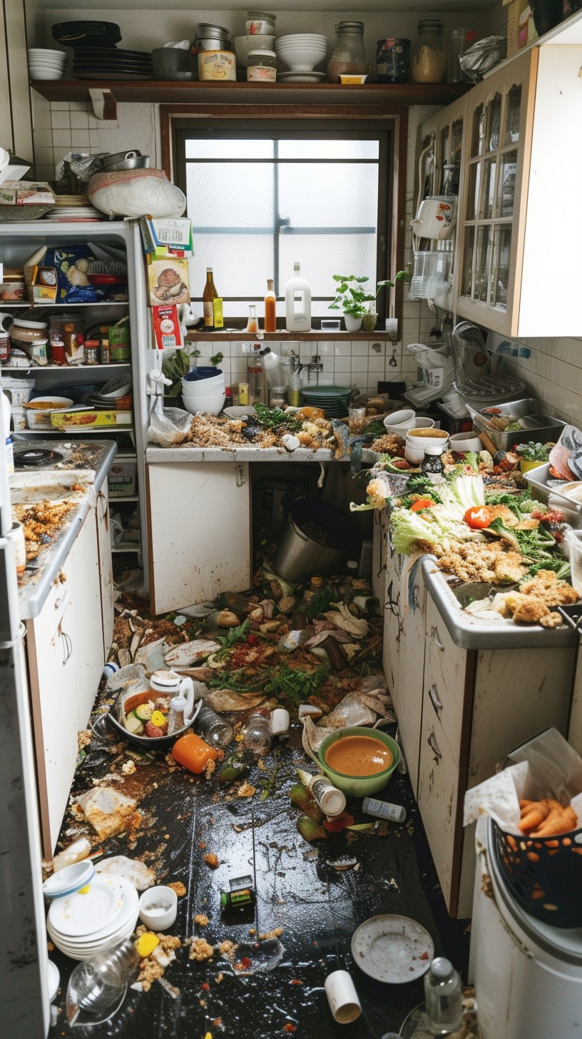 Free Chaotic Kitchen Mess Image - Kitchen, Mess, Chaos | Download at ...