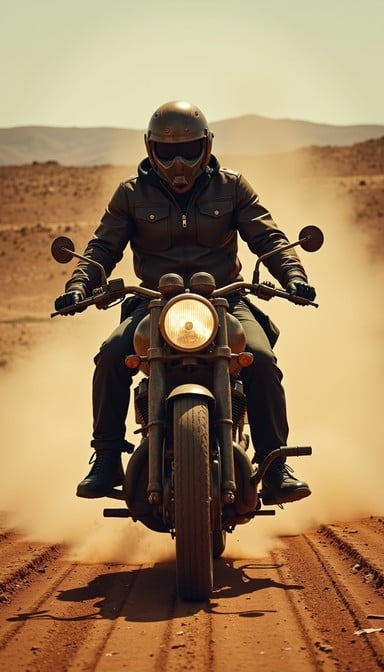 Free Desert Motorcycle Ride Image | Download at StockCake