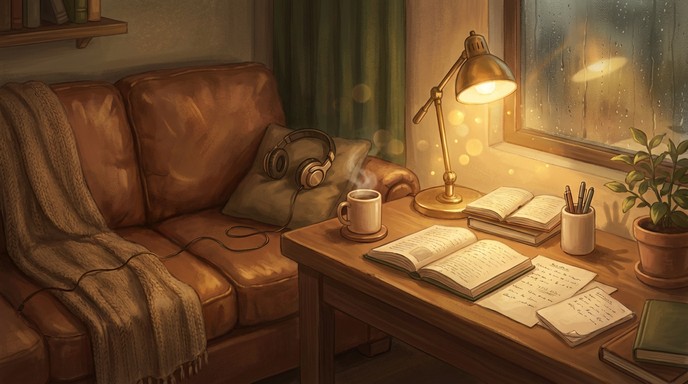 Free Cozy Study Corner Image - Study, Desk, Workspace | Download at ...