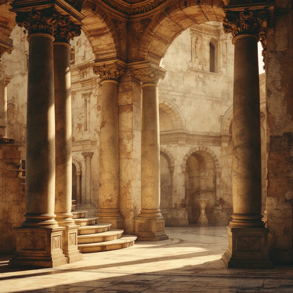 Free Ancient Columns Illuminated Photo - Columns, Ancient, Sepia ...