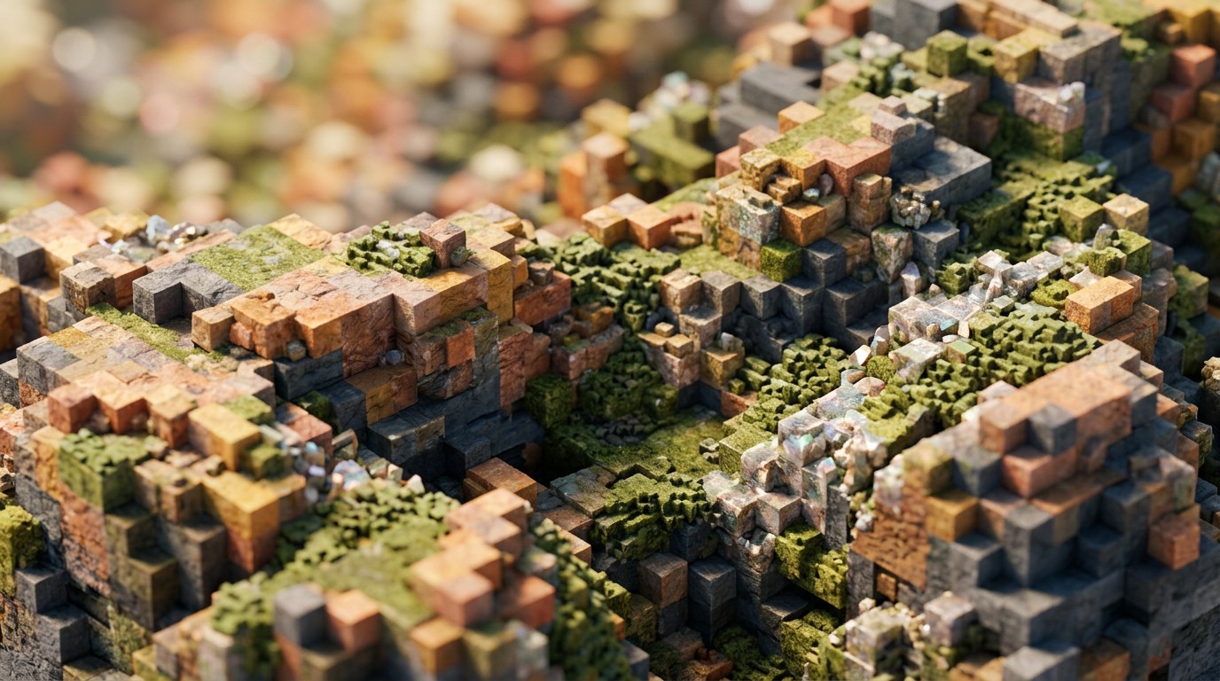 Free Voxel Terrain Landscape Image - Voxel, 3d, Illustration | Download ...
