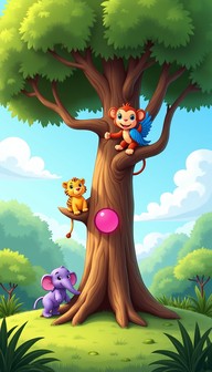 Free Playful Tree Friends Image - Cartoon, Animals, Tree | Download at ...