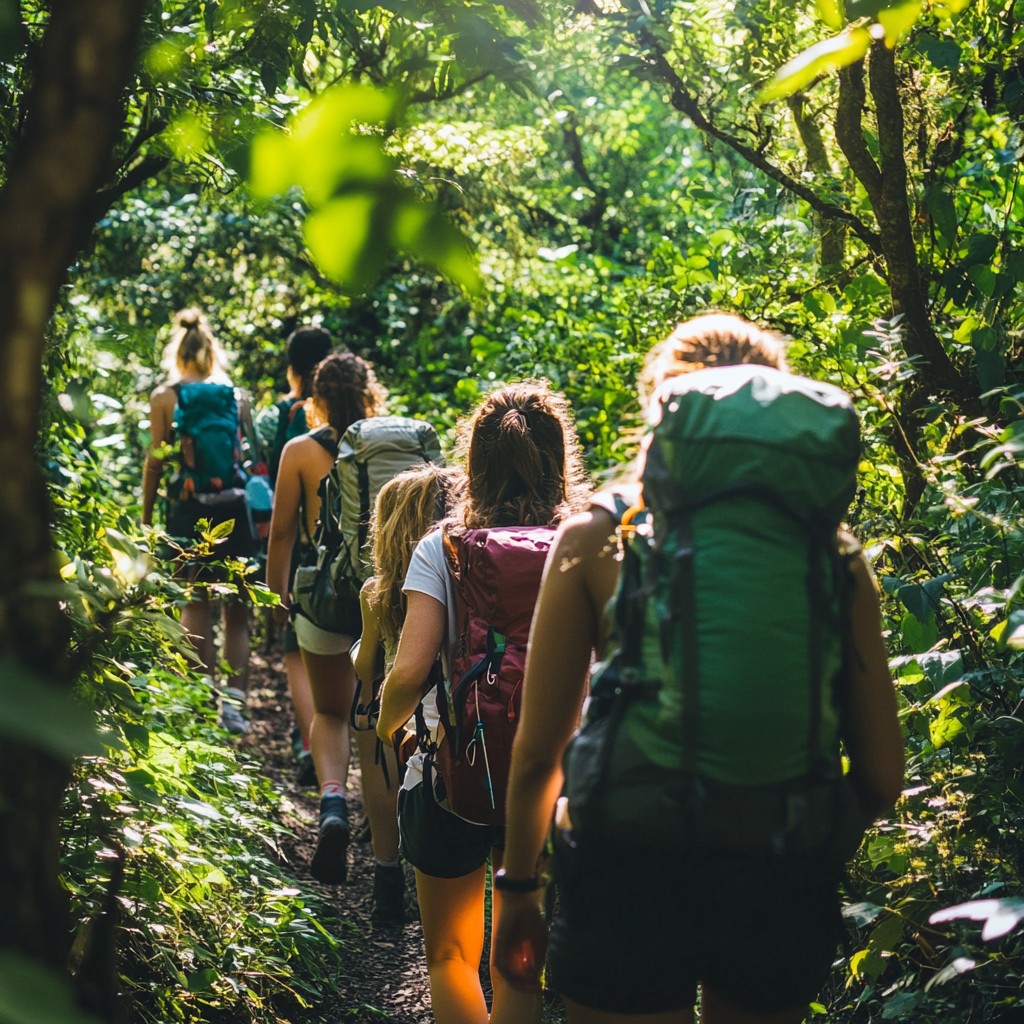 Free Forest trail hiking Image - Hiking, Forest, Backpacks | Download ...