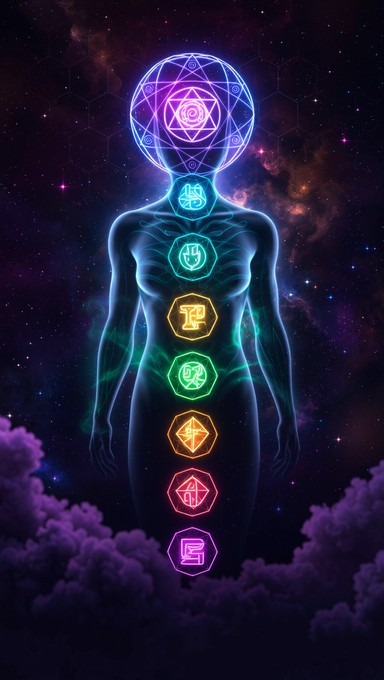 Free Cosmic Energy Awakening Image - Chakra, Neon, Spiritual | Download ...