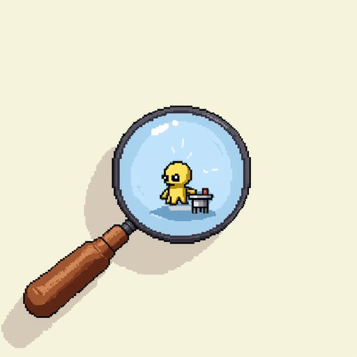 Free Pixelated Duck Detective Image - Pixelart, Duck, Magnifying ...