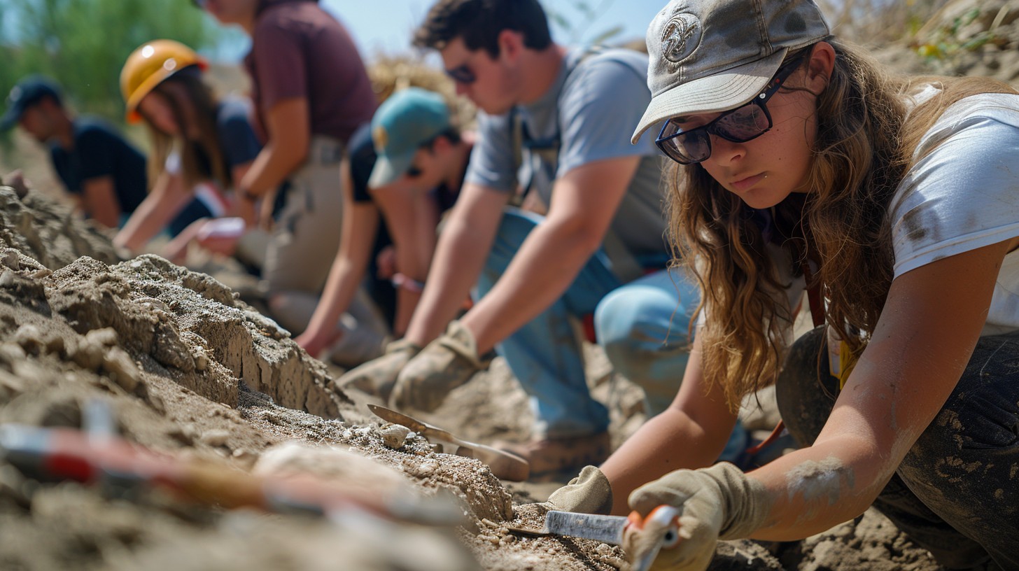 Free Focused Digging Work Image - Archaeology, Excavation, Volunteers ...