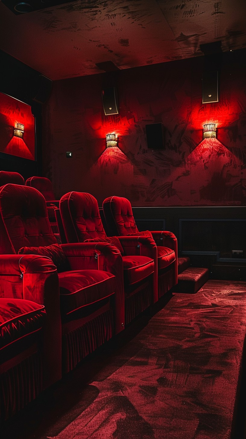 Free Cinema Red Ambiance Image - Cinema, Velvet, Red | Download at ...