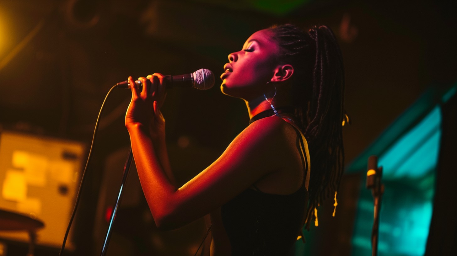 Singer Performance Modern Free Soulful Stage Performance Image - Singer, Performance, Stage ...