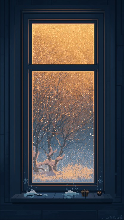 Free Snowy Window Night Image - Winter, Snow, Window | Download at ...