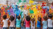 Free Creativity Without Limits Photo - Creativity, Children, Mural ...