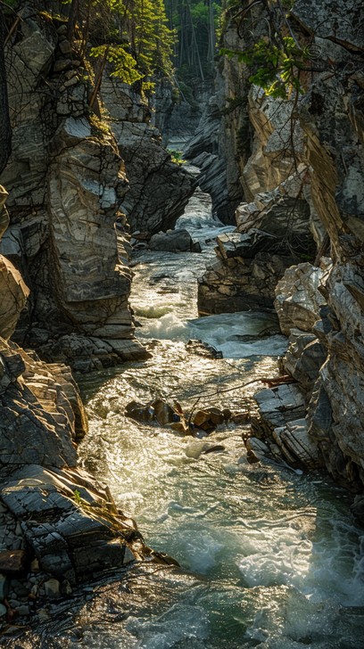 Free Rugged River Passage Image - River, Cliffs, Landscape | Download ...