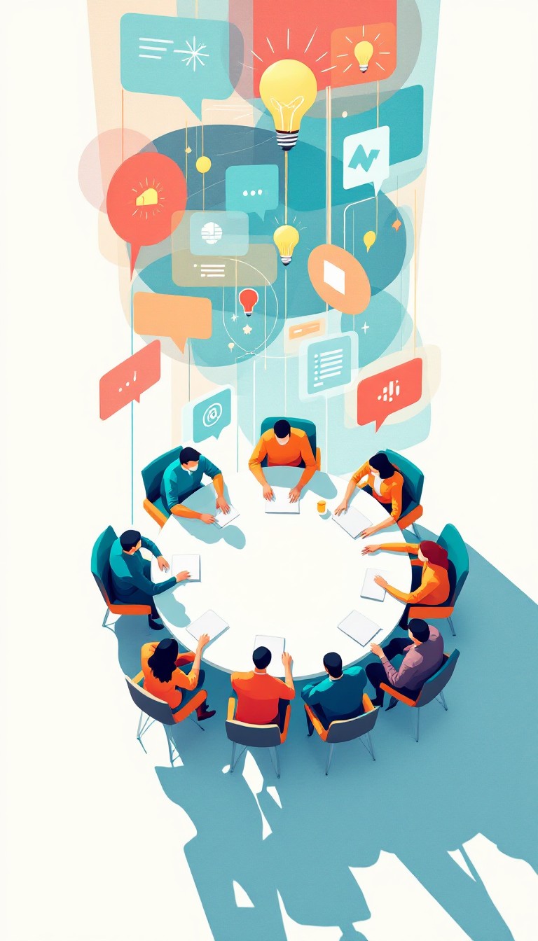 Free Collaborative Ideas Exchange Image - Collaboration, Teamwork ...