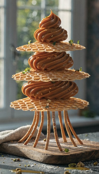 Free Towering Dessert Architecture Image - Dessert, Caramel, Honeycomb ...