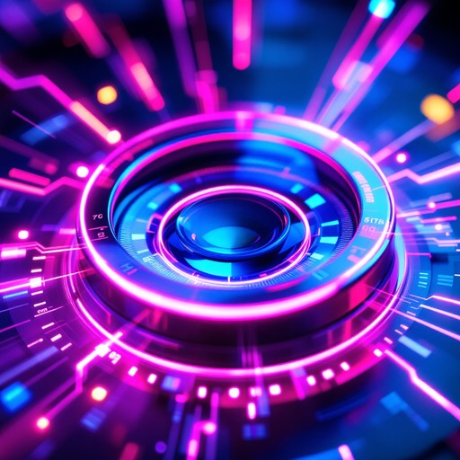 Free Cybernetic Lens Array Image - Cyberpunk, Neon, Lens | Download at ...