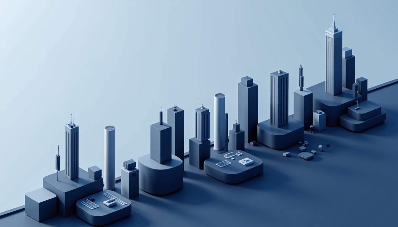 Free Rising Digital Metropolis Image - Skyline, Corporate, Isometric ...