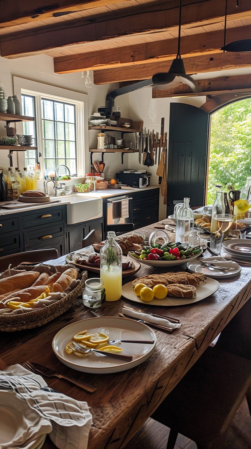 Rustic Breakfast Image Free Rustic Breakfast Spread Image - Breakfast, Rustic, Kitchen ...