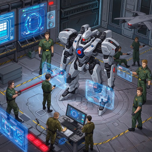 Mech Deployment Free Mecha Maintenance Operations Image - Mecha, Anime, Military ...