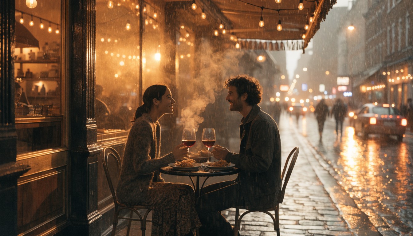 Free Romantic Rainy Dinner Image - Romance, Couple, Dinner | Download ...