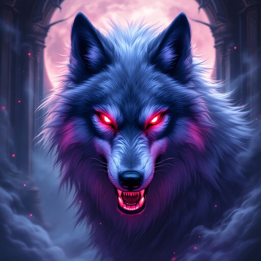 Cool Mist Wolves Download Mystic Wolf Gaze Image - Wolf, Minimal, Dark | StockCake