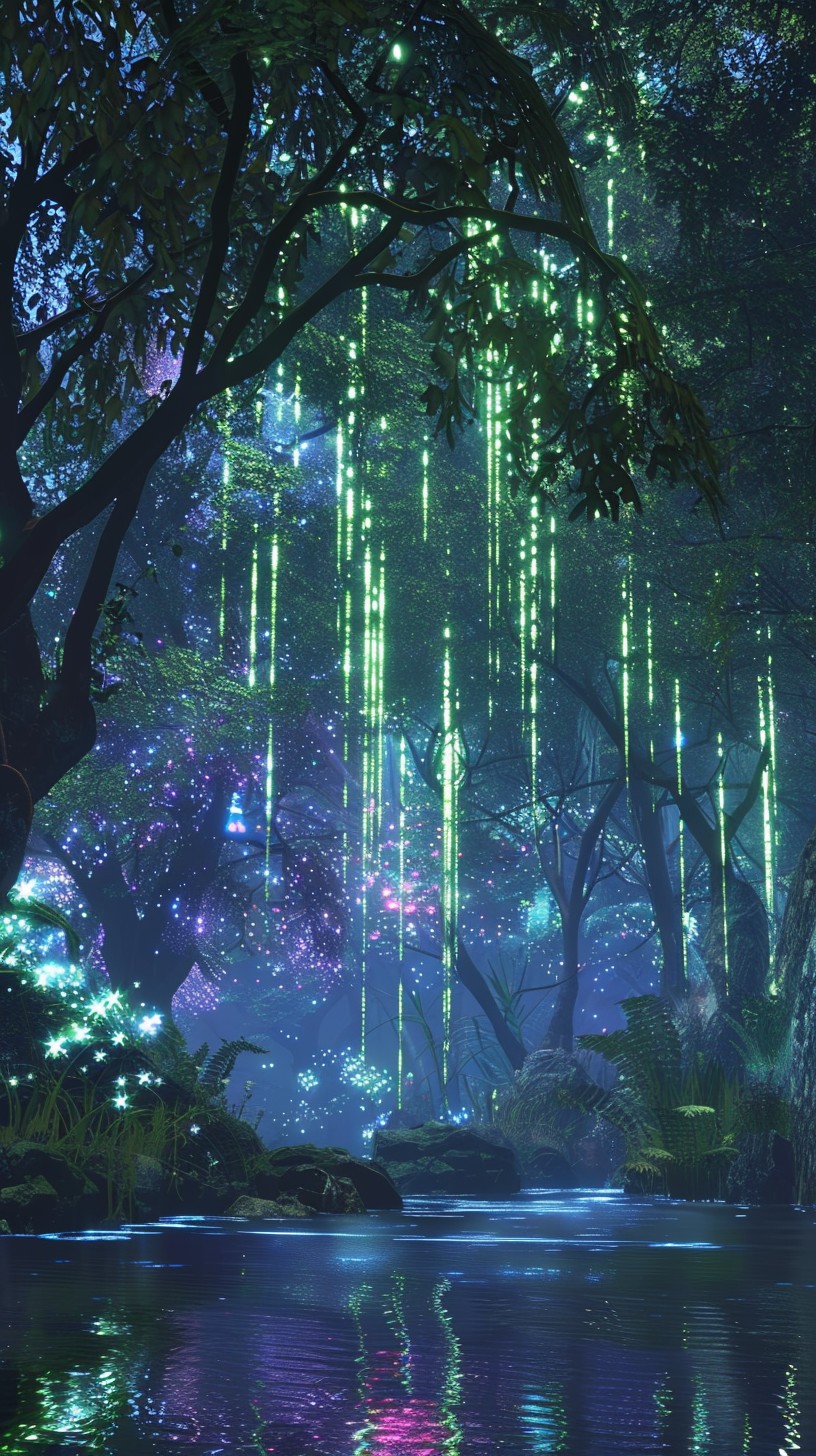 Free Enchanted Forest Scene Image - Forest, Enchanted, Magical ...