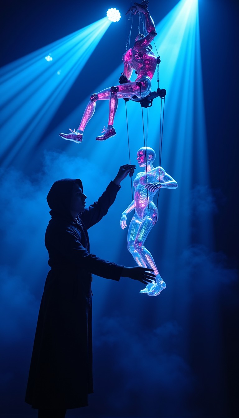 Free Luminous Puppet Theater Image - Puppeteer, Marionette, Performance ...