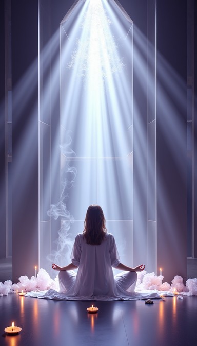 Meditator Radiating Light Free Divine Meditation Light Image - Meditation, Spiritual, Light ...