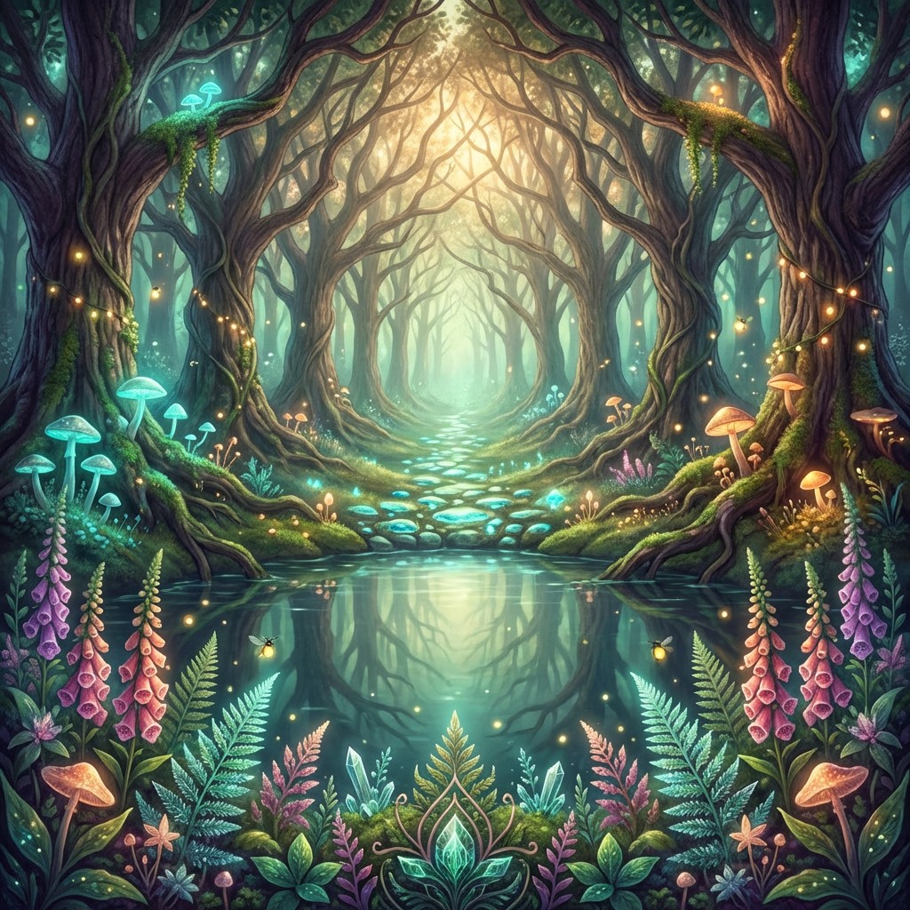 Free Enchanted Forest Pathway Image - Enchanted, Forest, Magical ...