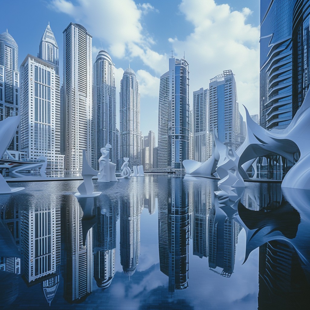 Police Water Reflection Free Urban Water Reflection Image - Cityscape, Reflection, Skyscrapers ...