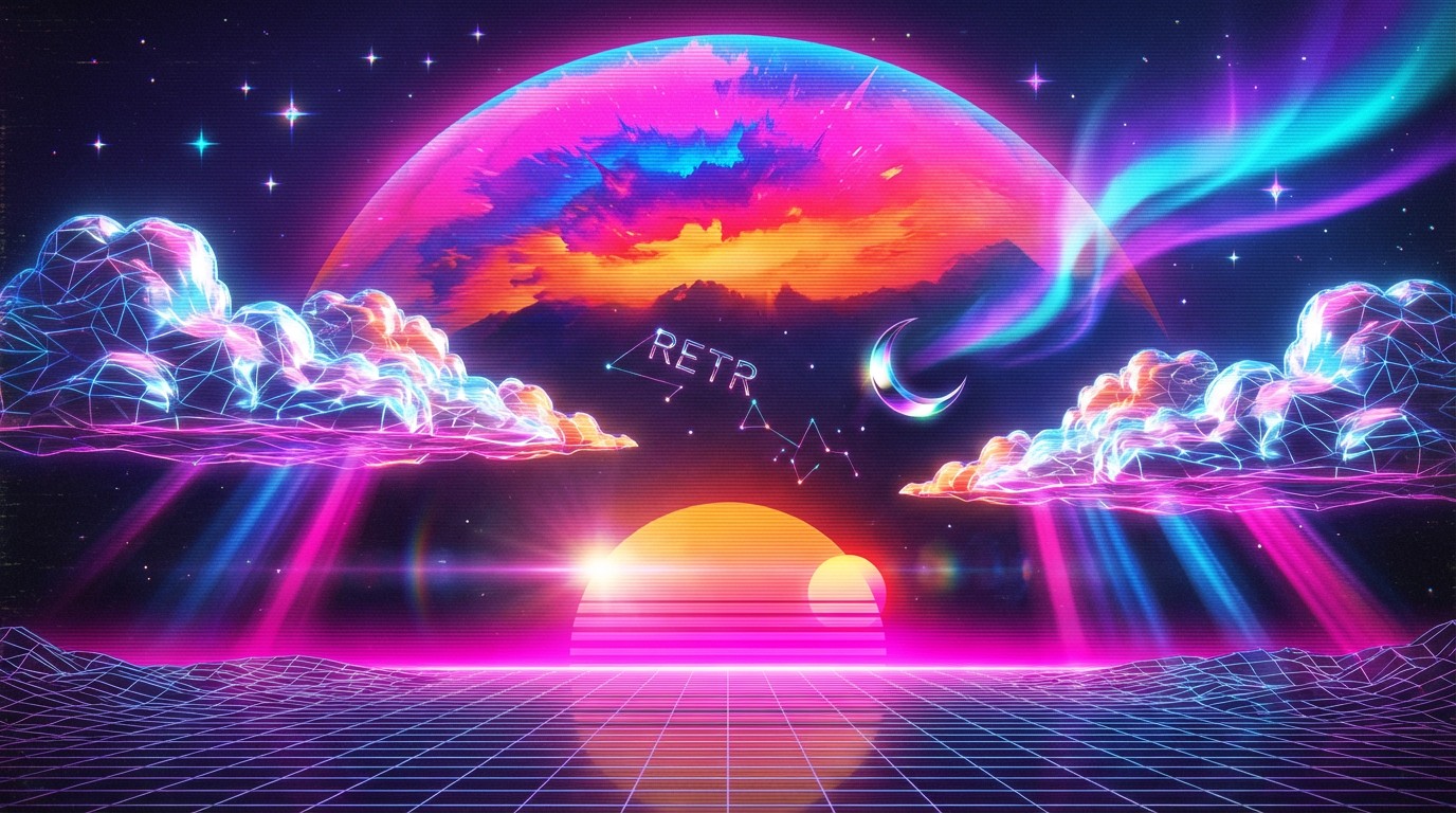 Sunset Image Neon Free Neon Sunset Dreams Image - Synthwave, Neon, Sunset | Download at ...