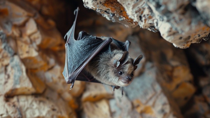 Free Hanging Bat Portrait Image - Bat, Hanging, Wildlife | Download at ...