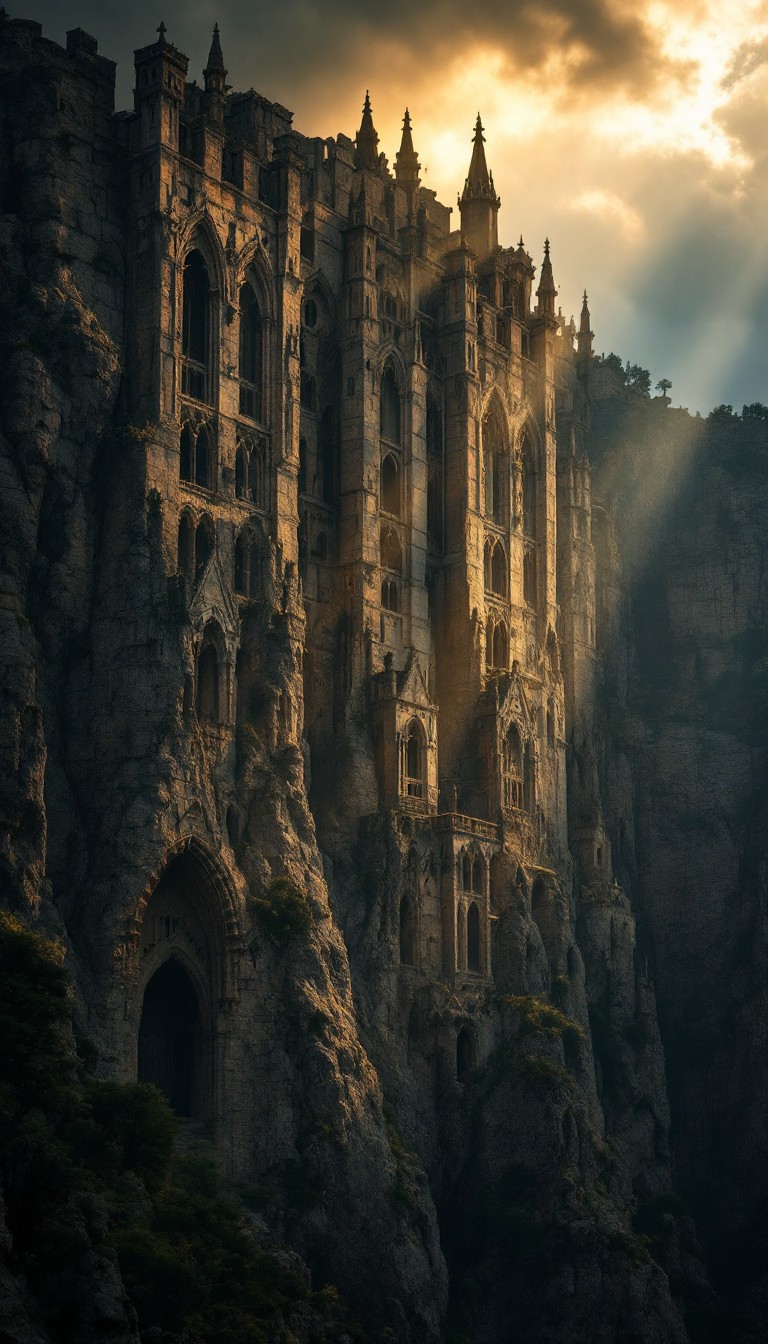 Free Gothic Cliff Cathedral Image - Gothic, Cathedral, Cliff | Download ...
