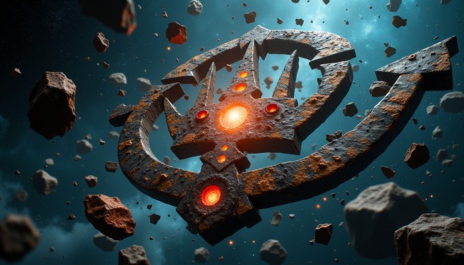 Free Cosmic Emblem Shatters Image - Insignia, Cosmic, Fragments ...