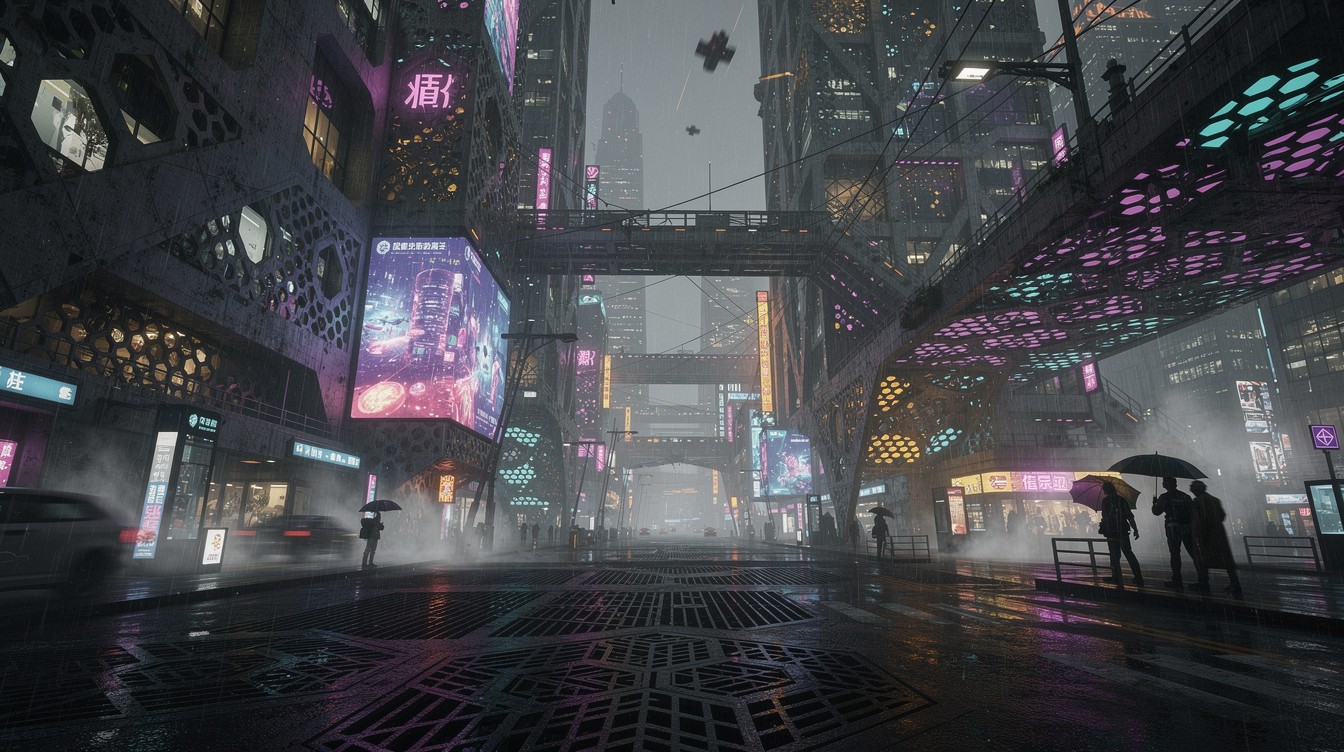 Download Neon Cyberpunk Metropolis Image - Cyberpunk, Futuristic, Neon ...